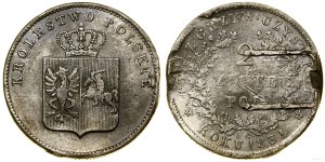 Poland, 2 zloty, 1831 KG, Warsaw
