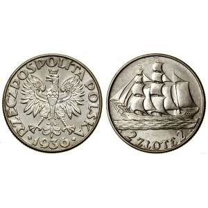 Polska, 2 złote, 1936, Warszawa