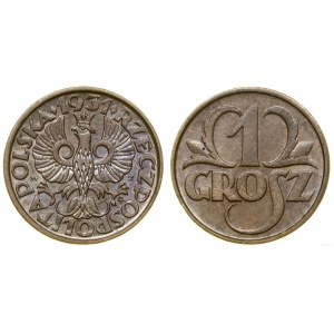 Polska, 1 grosz, 1931, Warszawa