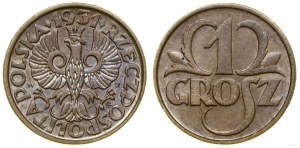 Poland, 1 grosz, 1931, Warsaw