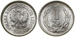 Poland, 1 zloty, 1966, Warsaw