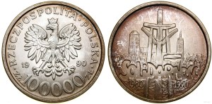Poland, 100,000 zloty, 1990, USA