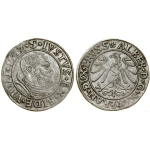 Prusy Książęce (1525-1657), grosz, 1532, Królewiec