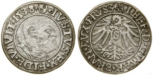 Ducal Prussia (1525-1657), penny, 1538, Königsberg
