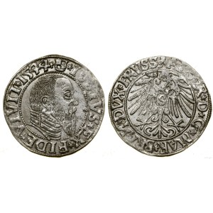 Prusy Książęce (1525-1657), grosz, 1544, Królewiec