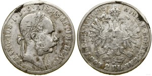 Austria, 2 florins, 1892, Vienna