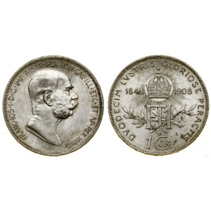 Austria, 1 korona, 1908, Wiedeń