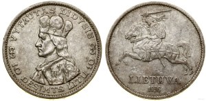 Lithuania, 10 Litas, 1936, Kaunas