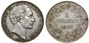 Germany, 1 guilder, 1862, Munich