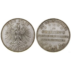 Niemcy, talar pamiątkowy, 1859, Frankfurt