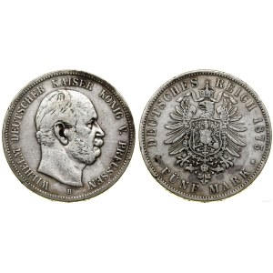 Niemcy, 5 marek, 1875 B, Hanower
