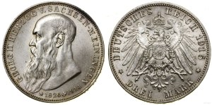 Germany, 3 posthumous marks, 1915 D, Munich