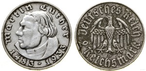 Germany, 2 marks, 1933 D, Munich