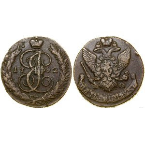 Rosja, 5 kopiejek, 1792 AM, Anninsk