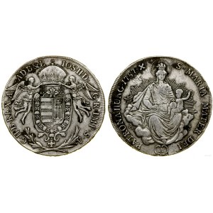 Węgry, półtalar, 1787 A, Wiedeń