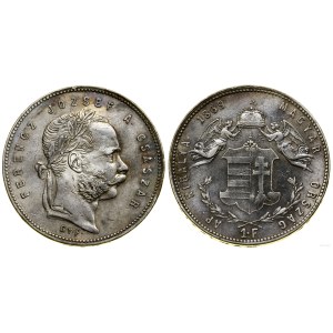 Węgry, 1 forint, 1869 KB, Kremnica