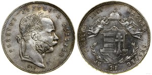 Hungary, 1 forint, 1869 KB, Kremnica