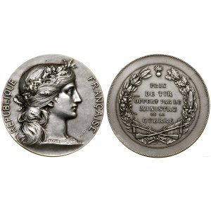 Francja, medal nagrodowy Ministra Wojny dla najlepszego strzelca, koniec XIX w.