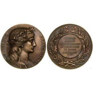 Francja, medal pamiątkowy związku intendentów, pocz. XX w