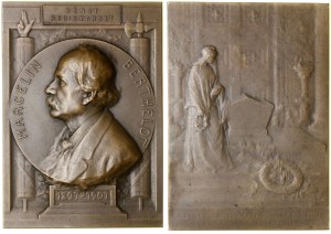 Francja, medal pamiątkowy Marcelin Berthelot, 1908