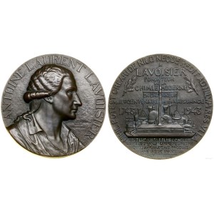 Francja, medal pamiątkowy Antoine L. de Lavoisier, 1948
