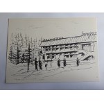 ANTONI WASILEWSKI, KRYNICA W RYSUNKACH ANTONIEGO WASILEWSKIEGO, ANTONI WASILEWSKI, 12 POZYCJI, WYDAWNICTWO KOMITET ROZWOJU KRYNICY 1969 R, NAKŁAD 5150 EGZ