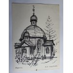 ANTONI WASILEWSKI, KRYNICA W RYSUNKACH ANTONIEGO WASILEWSKIEGO, ANTONI WASILEWSKI, 12 POZYCJI, WYDAWNICTWO KOMITET ROZWOJU KRYNICY 1969 R, NAKŁAD 5150 EGZ