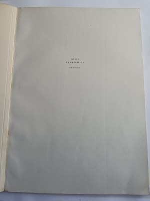 JÓZEF PANKIEWICZ, JÓZEF PANKIEWICZ GRAFIKA WYDAWNICTWO ARKADY WARSZAWA 1958, 24 GRAPHICS