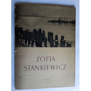 ZOFIA SATANKIEWICZ, ZOFIA SATANKIEWICZ ETCHINGS AND AQUATINTS, ART PUBLISHING HOUSE WARSAW 1954, 14 ITEMS