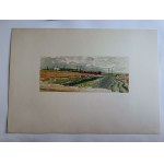 STANISŁAW MASŁOWSKI, STANISŁAW MASŁOWSKI, AKWARELE, 12 REPRODUKCJI BARWNYCH, WYDAWNICTWO SZTUKA WARSZAWA 1956 R, 12 PLANSZ