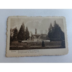TARNÓW FOUNTAIN IN THE SHOOTING GARDEN, STAMP, STAMP 1918