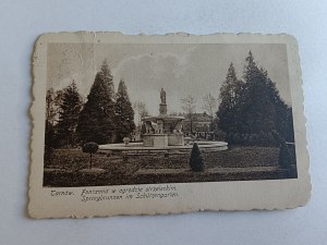 TARNÓW FOUNTAIN IN THE SHOOTING GARDEN, STAMP, STAMP 1918