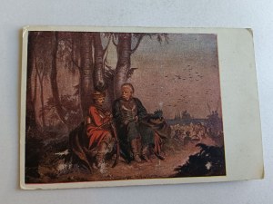 POLISH PAINTING ELJASZ RADZIKOWSKI TATARZY POBICI OUR WACŁAW RESTORED, MARYA ANT MALCZEWSKI