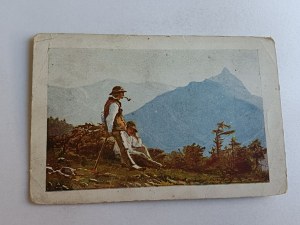 POLISH PAINTING KURYLAS ZAKOPANE NA HALI, PIPE