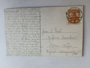BYDGOSZCZ BROMBERG VIEW FROM GDANSK BRIDGE, STAMP STAMP 1917