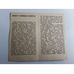 PRAYER BOOK ST ANDRZEJ BOBOLA T. J. MARTYR AND PATRON SAINT OF POLAND, KRAKOW 1938