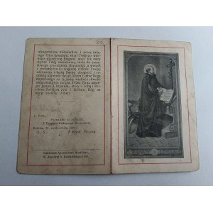 MODLITEWNIK ŚW IGNACY LOYOLA, KRAKÓW 1909 R, KARD PUZYNA