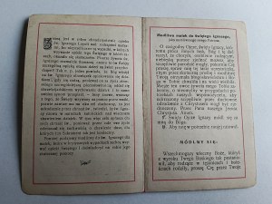 PRAYER BOOK OF ST. IGNATIUS LOYOLA, KRAKOW 1909, CARDINAL PUZYNA