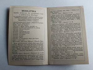 PRAYER BOOK ST BENEDICT LABRE KRAKOW 1887, KS ALBIN