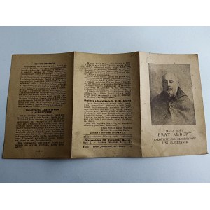 MODLITEWNIK SŁUGA BOŻY BRAT ALBERT ZAŁOŻYCIEL BR ALBERTYNÓW I SS ALBERTYNEK KARD SAPIEHA 1917 R
