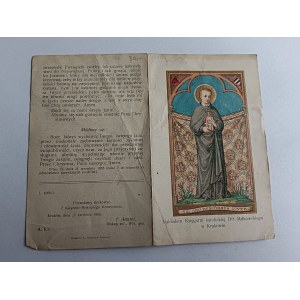 MODLITEWNIK ŚW JAN BERCHMANS T. J. KRAKÓW 1905 R, KS ANATOL