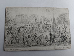 POLAND PAINTING STACHOWICZ POURING OF THE MOUND OF KOŚCIUSZKO