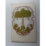 ZIEMIA CHEŁMSKA, HERB, NIEDŹWIEDŹ, PRZEDWOJENNA, RYS ELJASZ RADZIKOWSKI, LEKKO ROZKLEJA SIĘ