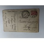 STROJE LUDOWE NOWY ROK TOAST KIELISZEK 1910 R