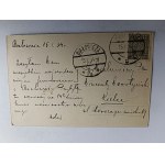 BIAŁOWIEŻA PUSZCZA BIAŁOWIESKA ŻUBR ŻUBRY, STEMPEL, ZNACZEK, 1934 R