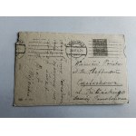 POCZTÓWKA ŚWIĄTECZNA WIELKANOC KWITNĄCE DRZEWA STEMPEL 1934 R