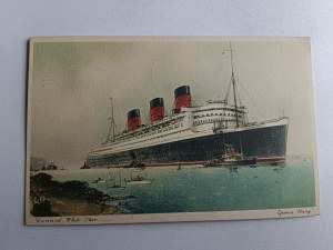 SHIP QUEEN MARY STAMP NEW YORK 1938, STAMP