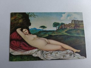PAINTING NUDE WOMAN NUDE GIORGIONE