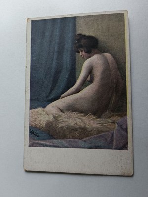 PAINTING NUDE WOMAN NAKED KOSEL