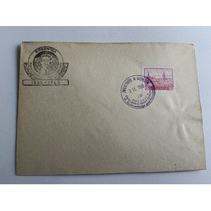 KOPERTA ROCZNICA POWSTANIA STYCZNIOWEGO, STEMPEL ZWIERZYNIEC NAD WIEPRZEM, ZNACZEK
